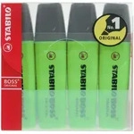 STABILO BOSS Original Textmarker gr&uuml;n 4 St&uuml;ck