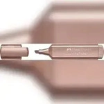 FABER-CASTELL Textmarker 46 Metallic, ros&egrave;, Strichst&auml;rke: 1 und 5 mm.