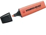STABILO Textmarker Boss Original Pastel Korallrot Packung mit 10 St&uuml;ck