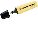 STABILO Textmarker Boss Original Pastel pudriges Gelb Packung mit 10 St&uuml;ck