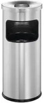 DURABLE Papierkorb Metall 17L rund mit Ascher SAFE