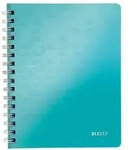 LEITZ Collegeblock WOW A5, kariert, eisblau, 2-fach gelocht, mikroperforiert,