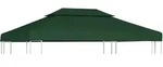 vidaXL Pavillon-Dachplane Ersatzdach 310 g/m2 Gr&uuml;n 3x4 m