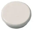 Magnet rund, 13 mm, 100 g, 10 St&uuml;ck, wei&szlig;