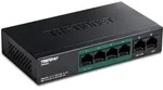 TRENDnet TPE-S50 6-Port PoE Switch 10/100Mbps 60W
