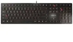 Cherry KC 6000 Slim Keyboard PN Layout USB schwarz