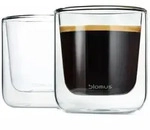 Blomus Nero Kaffeegl&auml;ser-Set, 2-tlg., Thermo-Kaffeegl&auml;ser, Kaffeebecher, Glas,
