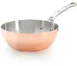de buyer konische sauteuse / schmorpfanne prima matera &oslash; 24cm