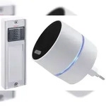 Grothe 43600 Funkgong Komplett-Set mit Namensschild