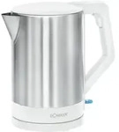 Bomann WKS 3002 CB Wasserkocher Weiss-Edelstahl