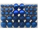 vidaXL 100-tlg. Weihnachtskugel-Set Blau