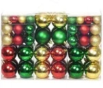 vidaXL Weihnachtskugeln 100 Stk. Rot/Golden/Gr&uuml;n