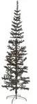 vidaXL Schlanker Weihnachtsbaum Schwarz 180 cm