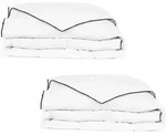 vidaXL Winter-Daunendecke 2 Stk. 155x220 cm
