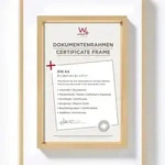 Steel Style Kunststoff Bilderrahmen 21x29,7 cm (DIN A4) GOLD