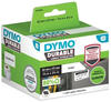 DYMO LW Kunststoff-Etikett, 57 x 32 mm, weiß, Reiß-, Reinigungsmittelfest,