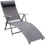 Outsunny - Sonnenliege - 137Lx63.5Wx100.5Hcm - Grau