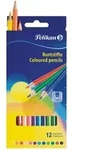 Pelikan Buntstifte Standard dreieckig 12 Farben sortiert