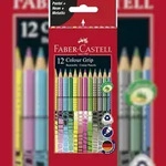 Faber Castell Buntstift Colour Grip 3,3 mm 12er Sonderfarben