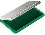 Pelikan Stempelkissen 2 Metall 11x7cm gr&uuml;n getr&auml;nkt ohne &Ouml;l