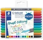 STAEDTLER Faserschreiber DUO 12 St&uuml;ck sortiert 3004TB12 Handlettering