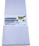 Laternenzuschnitt, 22x51cm, 25 Blatt, transparent