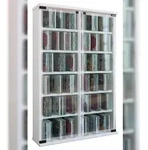 VCM Galerie Regal , CD-Turm 12 Regale wei&szlig;.