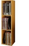 VCM CD / DVD Media Regal Platto Buche H. 107 x B. 34 x T. 30 cm