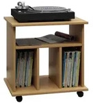 Ebuy24 Tabina Hifi-M&ouml;bel 4 Ablagen Buche dekor.