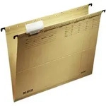 LEITZ H&auml;ngemappe A4, seitlich offen, naturbraun, Karton: 250g
