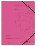 herlitz Eckspanner Karton A4 fuchsia