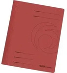 herlitz Schnellhefter A4 Karton 240g/qm intensiv rot