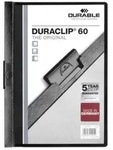 Durable Cliphefter Duraclip Original 60 schwarz Packung mit 25 St&uuml;ck