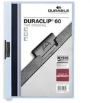 Packung mit 10 St&uuml;ck Dossier Durable A4 Duraclip 60 Blatt Hellblau