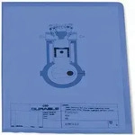 Durable Sichth&uuml;llen A4 120 my blau 100 St&uuml;ck