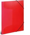 HERMA Sammelmappe A3 PP transluzent rot