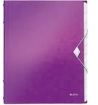 Leitz Ordnungsmappe WOW 46340062 DIN A4 12F&auml;cher PP violett