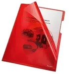 Bene Sichth&uuml;lle 205000RT DIN A4 HPVC rot 100 St./Pack.