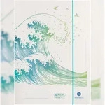 herlitz Sammelmappe A4 Karton RC 380g/qm Greenline Welle