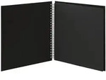 Fotoalbum Whire-O 60 Seiten 290x290mm schwarz/schwarz