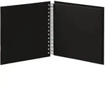Fotoalbum Whire-O 60 Seiten 180x180mm schwarz/schwarz