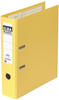 ELBA Ordner Rado-Plast A4 RB 80mm gelb aus PVC, Sichttasche am Rücken
