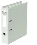HAMELIN Ordner Rado-Plast A4 RB 80mm grau aus PVC, Sichttasche am R&uuml;cken