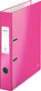 LEITZ Ordner WOW A4, 50mm Rücken, pink. Brillante WOW Farben. 180° Ordner