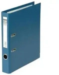 HAMELIN Ordner Rado-Plast A4 RB 50mm blau aus PVC, Sichttasche am R&uuml;cken