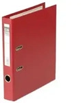 HAMELIN Ordner Rado-Plast A4 RB 50mm rot aus PVC, Sichttasche am R&uuml;cken