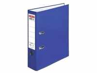 herlitz Ordner maX.file protect, 80mm, PP-Color A4, vollfarbig blau, Kantenschutz,