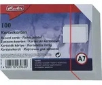 herlitz Karteikarten A7 blanco VE=100 St&uuml;ck wei&szlig;