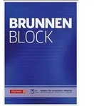 Briefblock DIN A4, Brunnen liniert