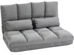 HOMCOM - Bodensofa - 102L x 73B x 60H cm - grau
